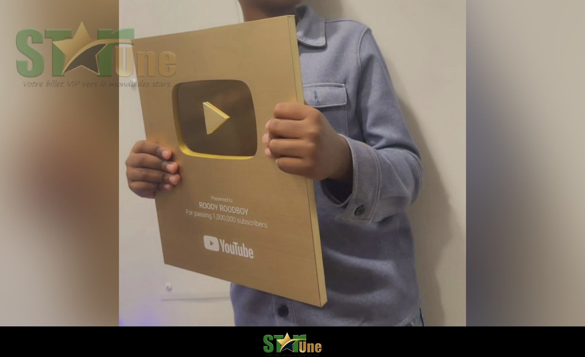 Roody Roodboy décroche l’or sur YouTube : un million d’abonnés partagé avec son fils
