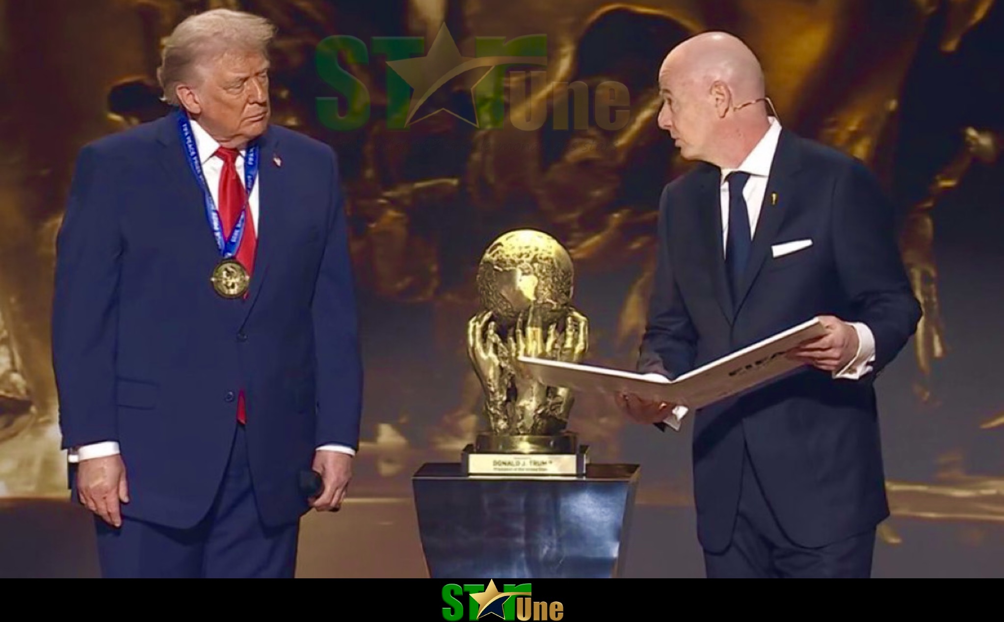 FLASH : FIFA décerne le Prix de la Paix à Donald Trump